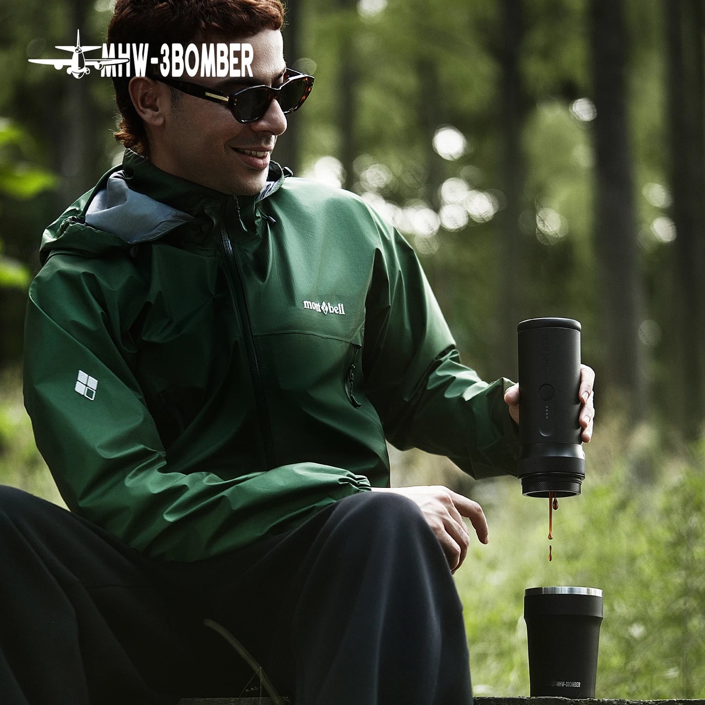 MHW-3BOMBER X-press58 Espresso Machine USB Portable Electric Coffee Machine Travel Coffee Maker for Camping with Storage Bag Kit