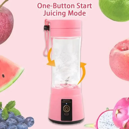 USB Aufladbare Elektrische Entsafter Tasse 6 Klingen Mini Tragbarer Mixer Fruchtsaftpresse Für Zuhause Reisen
