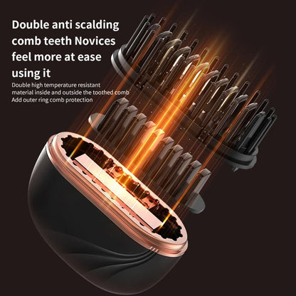 Cordless Hair Straightener Brush Portable Hairstyling Tool Mini Straightening Comb Portable Anti-Scald ShellUSB ChargingBrushes