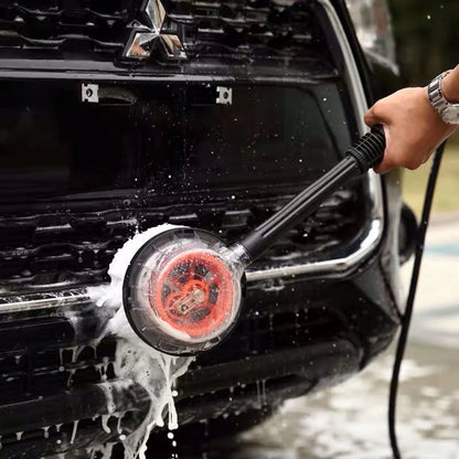 Car High Pressure Rotary Round Brush Water Cleaning Washing Brush Rigid For Karcher K2 K3 K4 K5 K6 K7 Clean Washer Appropriate