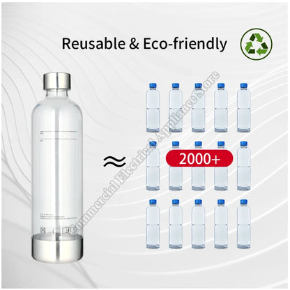 Soda Machine No Electricity 1L Bubble Scale Marking Water Machine Homemade Commercial Carbonated Beverage Machine Soda Machine