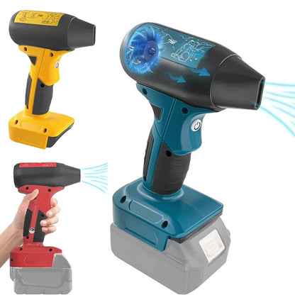 Makita 130000RMP 4-Speed Handheld Turbo Jet Fan Air Blower Car Violent Blower Car Wash Air Gun Dryer For /Dewalt/Milwaukee/Bosch