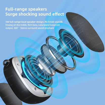 Classic design professional indoor and outdoor portable Bluetooth speaker, mini magnetic waterproof speaker