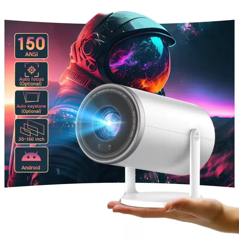 B66 Mini HD Smarter tragbarer kleiner Videoprojektor und mobiler Filmkino Android Handy TV Outdoor Movie Datashow