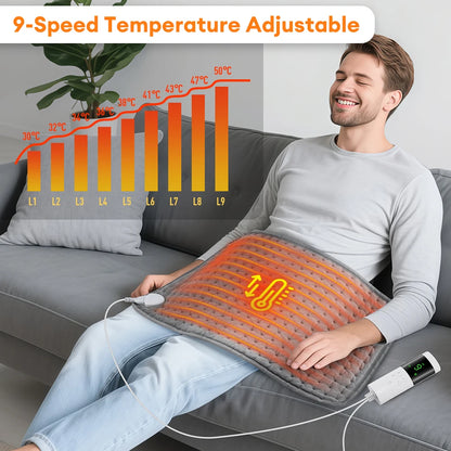 Electric Heating Pad Blanket 9 Level 4 Mode Timer Heating Pad For Shoulder Neck Back Spine Leg Winter Warm