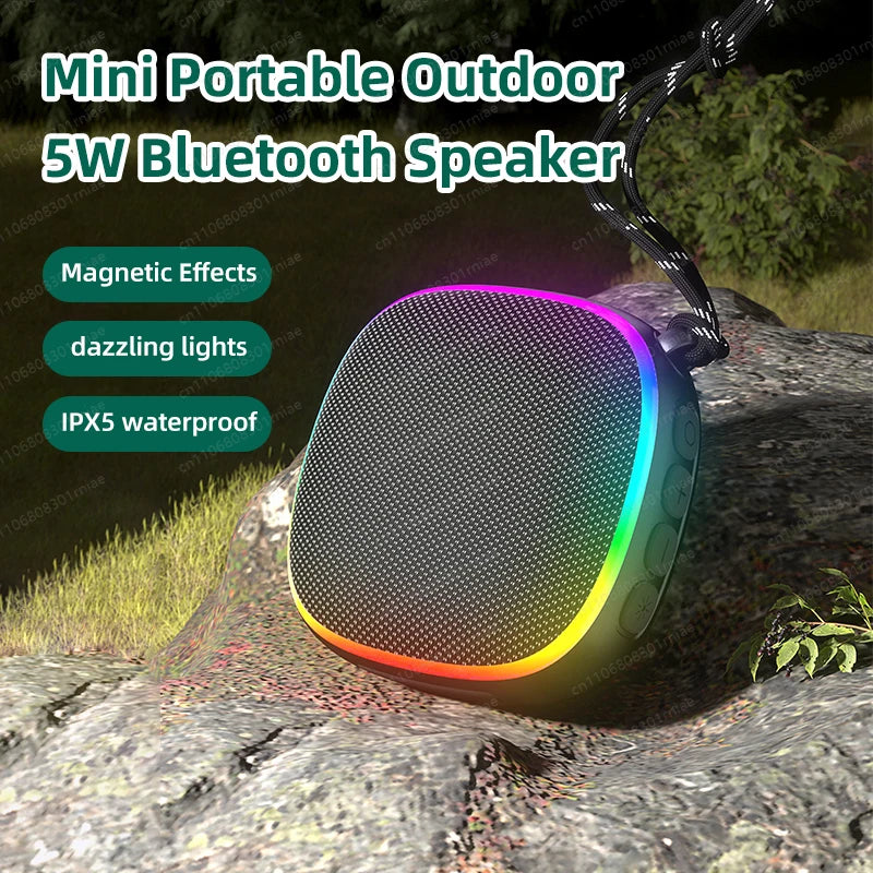 Classic design professional indoor and outdoor portable Bluetooth speaker, mini magnetic waterproof speaker