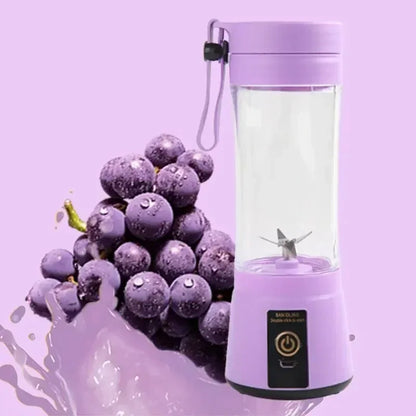 USB Aufladbare Elektrische Entsafter Tasse 6 Klingen Mini Tragbarer Mixer Fruchtsaftpresse Für Zuhause Reisen