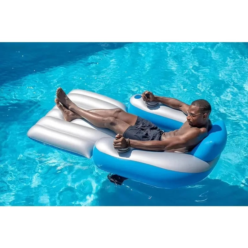 Inflatable Raft Durable Motorized Water Pool Lounger Pvc Floating Hammock for Adults