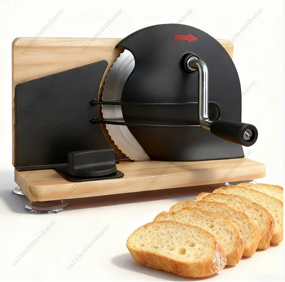 Adjustable Thickness Manual Bread Slicer - Toast Slicer for Bakery Supplies