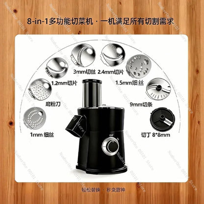 Premium Multifunction Electric Salad Maker Automatic Cheese Grater Vegetable Slicer Shredder Kitchen Appliance for