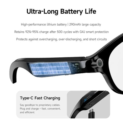 2026 KI-Smartbrille 8K Fernbedienung Touch Fotokamera Aufnahme Sprachassistent Übersetzer Drahtlose Bluetooth Sonnenbrille