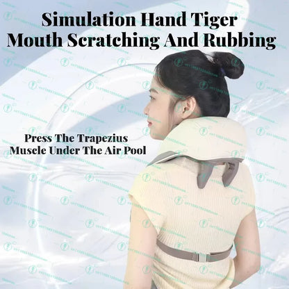 Intelligent Cordless Neck Massager Pain Relief Deep Tissue 3D Kneading Pillow Vibration Shiatsu Back Neck and Shoulder Massage