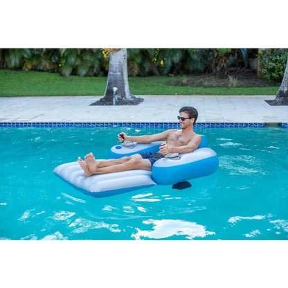 Inflatable Raft Durable Motorized Water Pool Lounger Pvc Floating Hammock for Adults