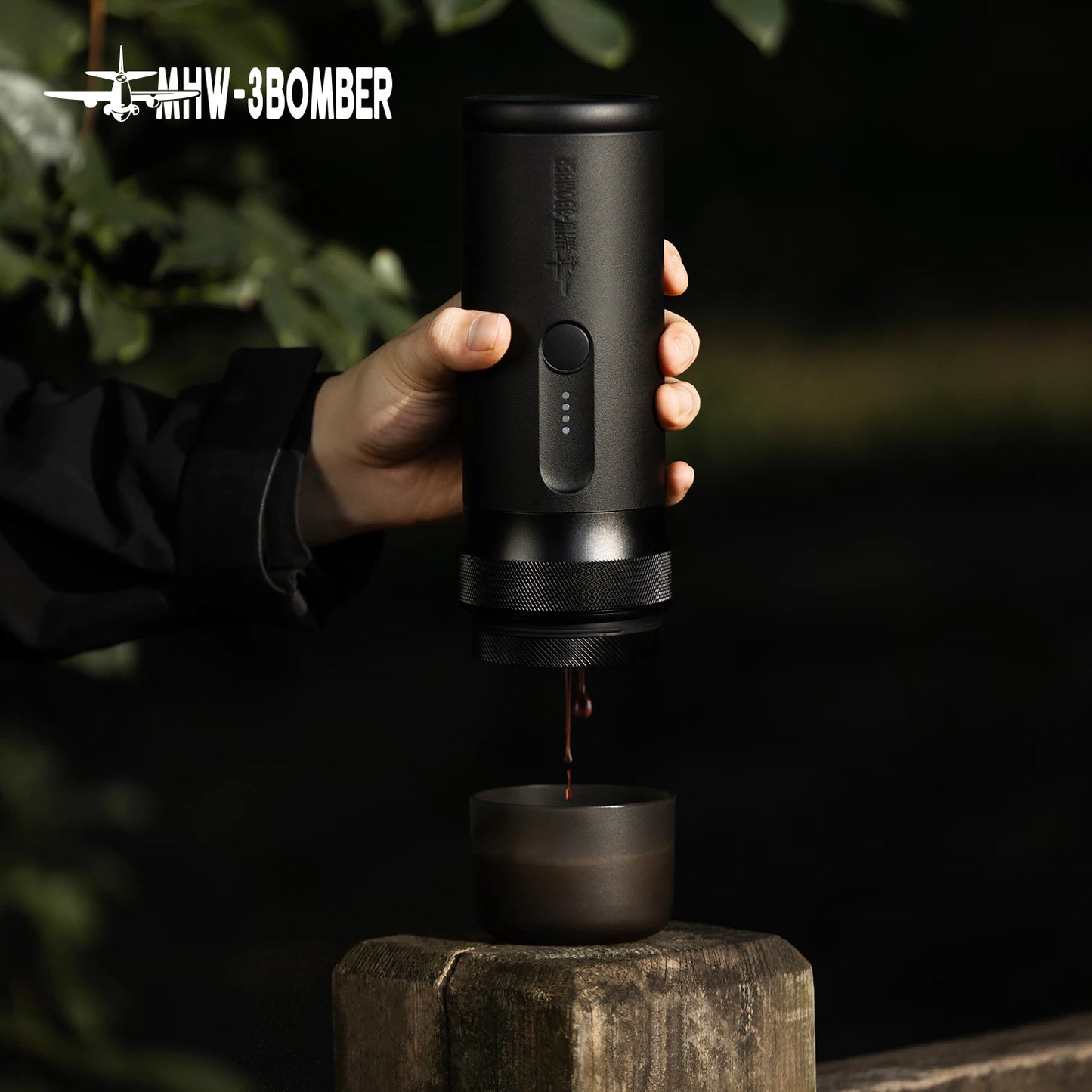 MHW-3BOMBER X-press58 Espresso Machine USB Portable Electric Coffee Machine Travel Coffee Maker for Camping with Storage Bag Kit