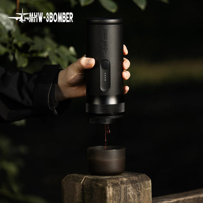 MHW-3BOMBER X-press58 Espresso Machine USB Portable Electric Coffee Machine Travel Coffee Maker for Camping with Storage Bag Kit