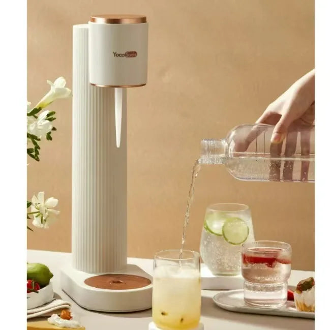 Soda Machine No Electricity 1L Bubble Scale Marking Water Machine Homemade Commercial Carbonated Beverage Machine Soda Machine