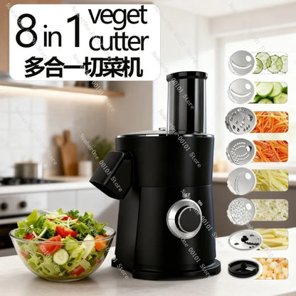 Premium Multifunction Electric Salad Maker Automatic Cheese Grater Vegetable Slicer Shredder Kitchen Appliance for