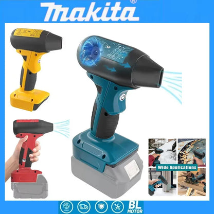 Makita 130000RMP 4-Speed Handheld Turbo Jet Fan Air Blower Car Violent Blower Car Wash Air Gun Dryer For /Dewalt/Milwaukee/Bosch