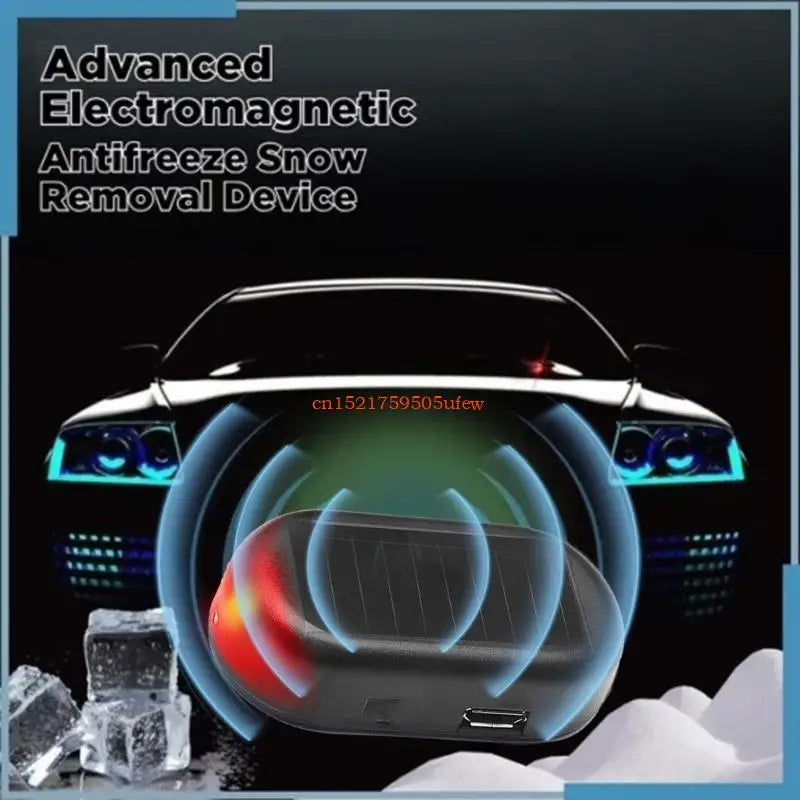 Pack of 2 Cold Weather Electromagnetic Antifrost Devices Defroster for Efficient Car Window Deicing and Frosts Removal