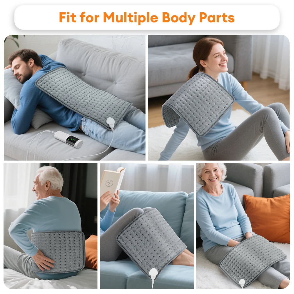 Electric Heating Pad Blanket 9 Level 4 Mode Timer Heating Pad For Shoulder Neck Back Spine Leg Winter Warm