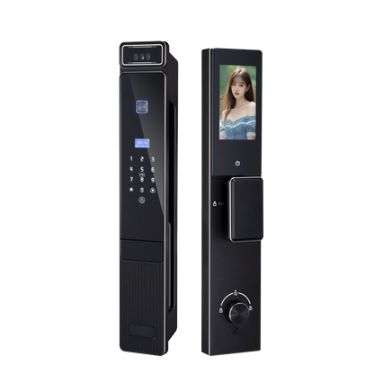 Latest Version Smart Lock A03-U Face Palm Vein Recognition HD Camera with Visual Intercom