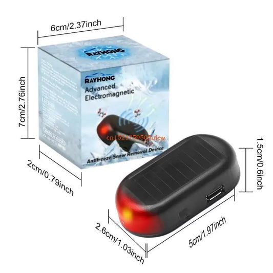Pack of 2 Cold Weather Electromagnetic Antifrost Devices Defroster for Efficient Car Window Deicing and Frosts Removal