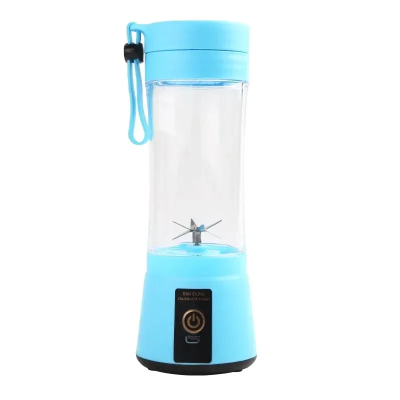 USB Aufladbare Elektrische Entsafter Tasse 6 Klingen Mini Tragbarer Mixer Fruchtsaftpresse Für Zuhause Reisen