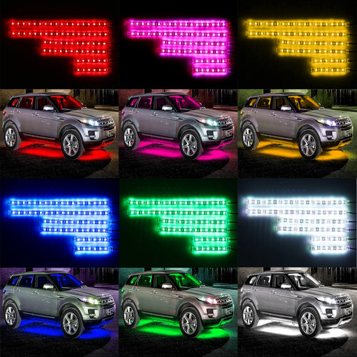 RGB-Sprachsteuerungs-LED-Beleuchtung für Auto und Motorrad