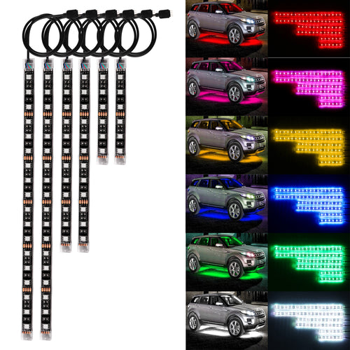 RGB-Sprachsteuerungs-LED-Beleuchtung für Auto und Motorrad