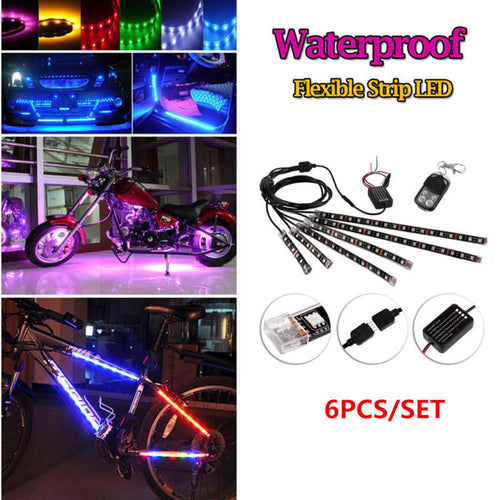 RGB-Sprachsteuerungs-LED-Beleuchtung für Auto und Motorrad