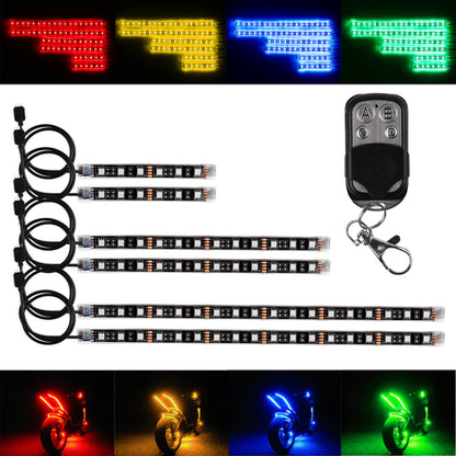 RGB-Sprachsteuerungs-LED-Beleuchtung für Auto und Motorrad