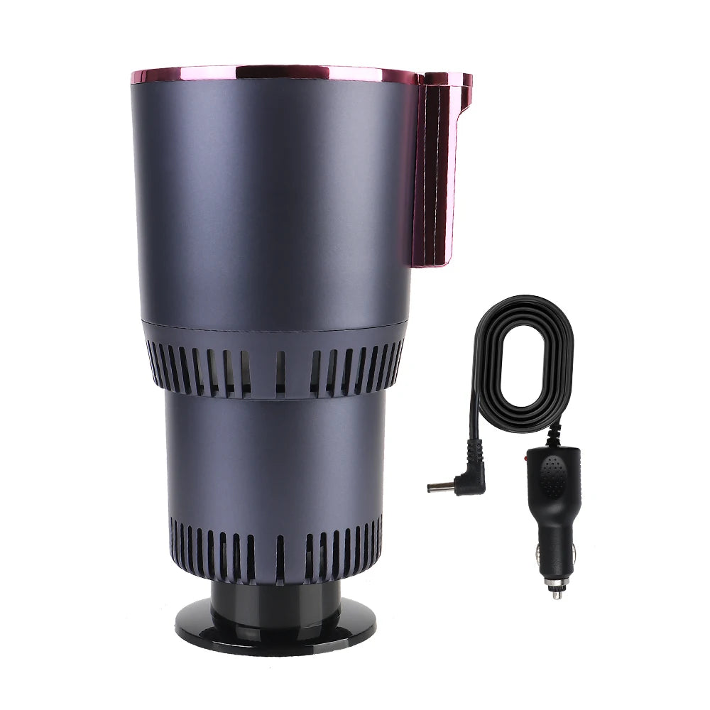 Car Cooling Heating Cup Holder Temperature Display DC 12V Refrigeration Kettle Heat Preservation Smart Cup Water Warmer Bottle