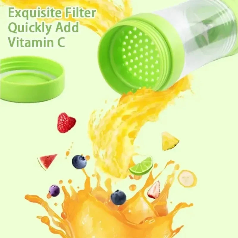 USB Aufladbare Elektrische Entsafter Tasse 6 Klingen Mini Tragbarer Mixer Fruchtsaftpresse Für Zuhause Reisen