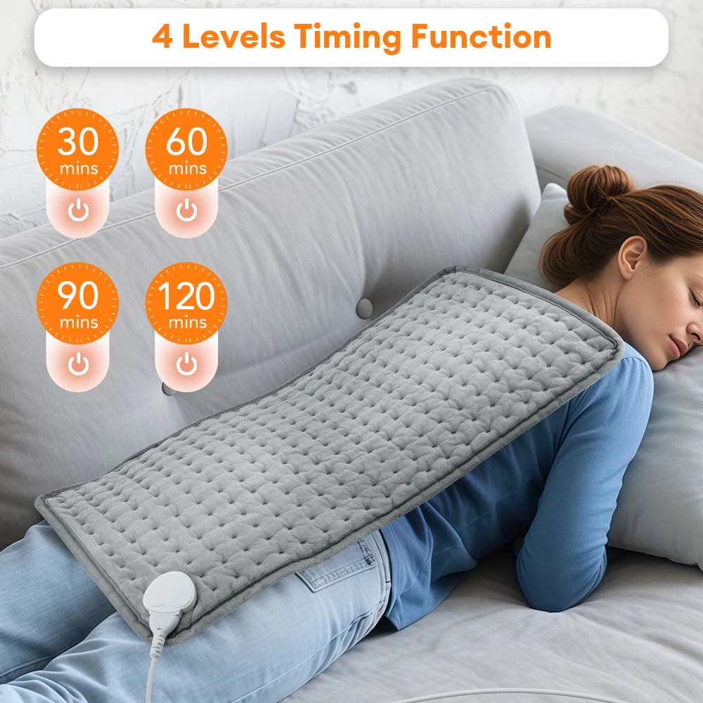 Electric Heating Pad Blanket 9 Level 4 Mode Timer Heating Pad For Shoulder Neck Back Spine Leg Winter Warm