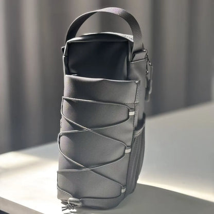 Magnetic Water Bottle Holder Bag Large Capacity Gym Sling Bag for Phone Keys Portable Crossbody Bag