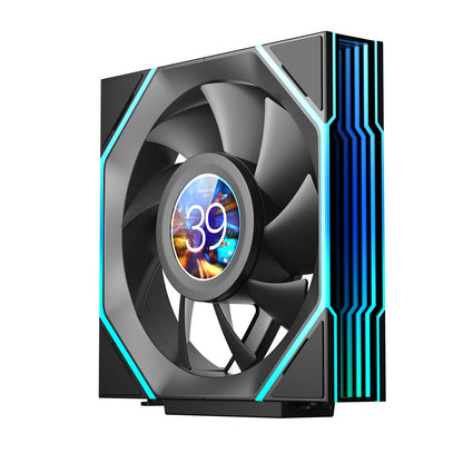 Interstellar V4-LCD 1.5 Inch 60Hz Customize Screen Modular Splicing Infinity Mirror 120mm CPU Case LCD Fan Jungle Leopard