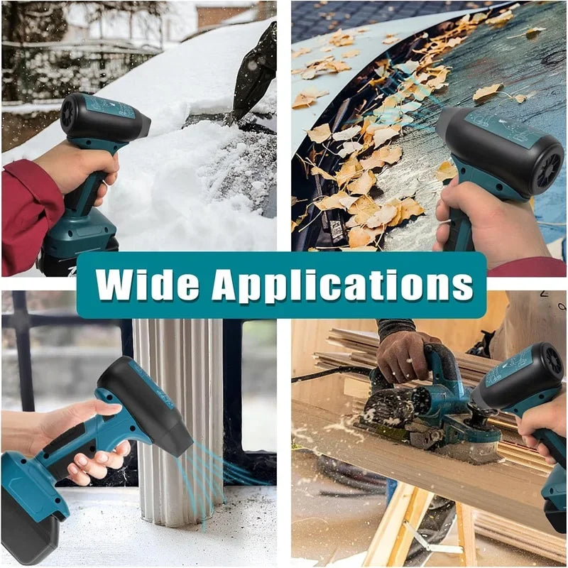Makita 130000RMP 4-Speed Handheld Turbo Jet Fan Air Blower Car Violent Blower Car Wash Air Gun Dryer For /Dewalt/Milwaukee/Bosch